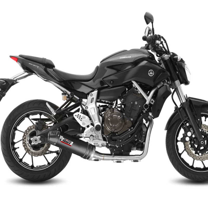 Escape Completo Mivv OVAL Carbono Yamaha MT07 14-20